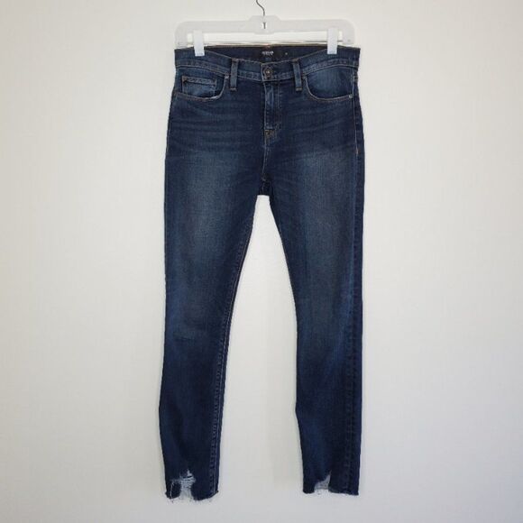 Hudson Nico Skinny Frayed Denim Jeans | 26 - Picture 1 of 7